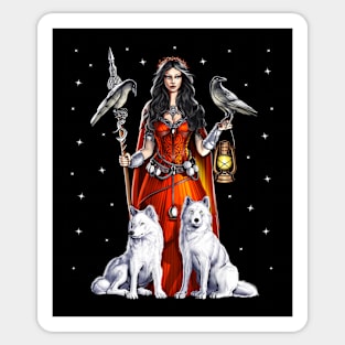 Morrigan Celtic Goddess Sticker